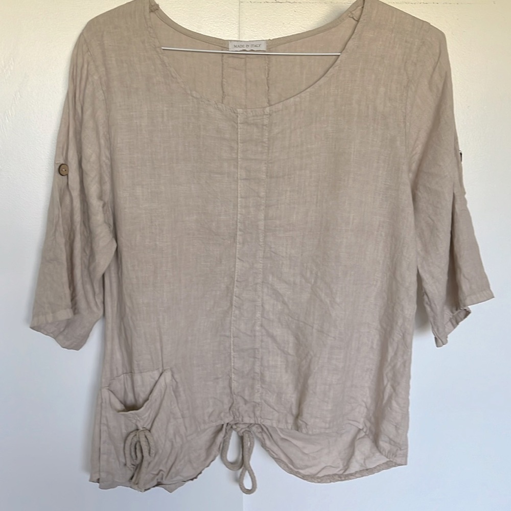 100% Linen Blouse